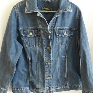 Eddie Bauer Blue Jean Jacket XL